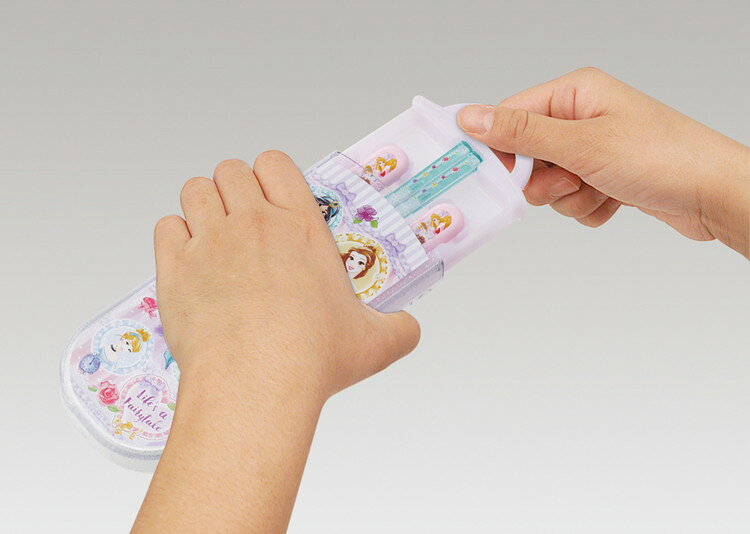 Disney Disney Princess 2026 - Juego de trío para niños, palillos, cuchara, tenedor, personaje TACC2, patinador — vista 3