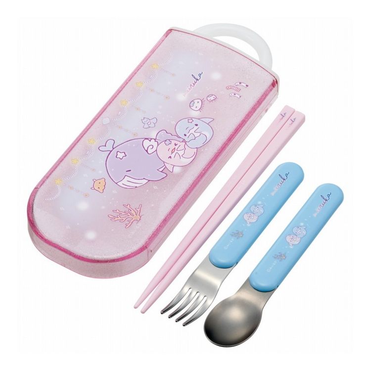 みいるか 銀イオン 子供用 トリオセット 箸 お箸 スプーン フォーク TACC2AG キャラクター スケーター ..