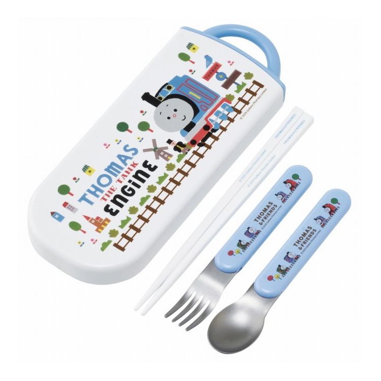 トーマス × つむぱぱ 子供用 トリオセット 箸 スプーン フォーク TACC2 子供 キャラクター スケーター ..