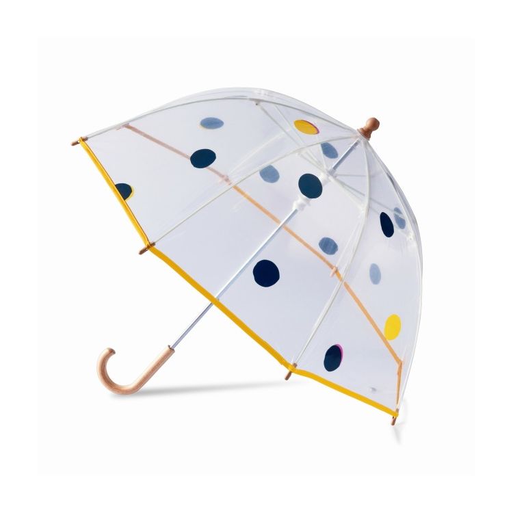 子ども用 ビニール傘 KIDS 親骨46cm 直径67cm York ドット ネイビー AN-K02 マイクロアンブレラ ファッション おしゃれ フランス発ブランド ANATOLE【送料無料】