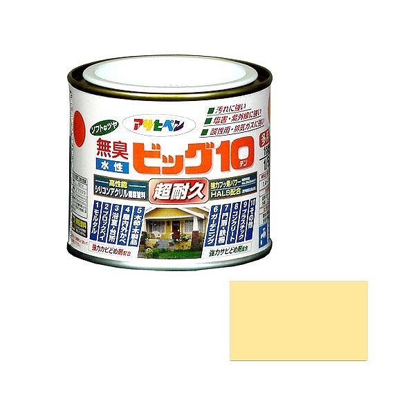 アサヒペン AP 水性ビッグ10多用途 1/5L 227クリーム色