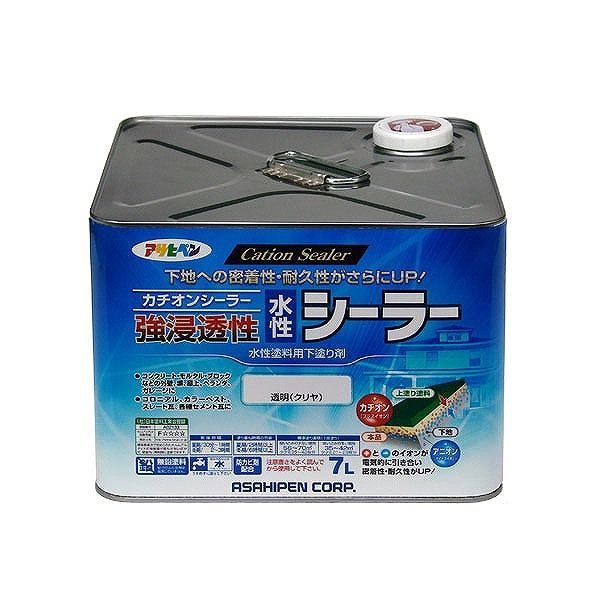 アサヒペン AP 強浸透性水性シーラー 7L 透明(クリヤ)【送料無料】