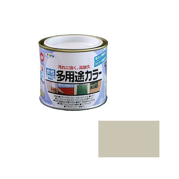 アサヒペン AP 水性多用途カラー 1/5L ソフトグレー