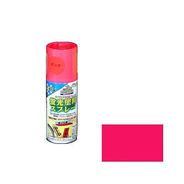 アサヒペン AP 蛍光塗料スプレー 100ML ピンク