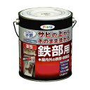 アサヒペン AP 油性高耐久鉄部用 1.6L 赤【送料無料】