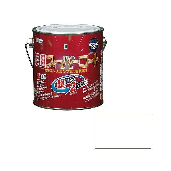 アサヒペン AP 油性スーパーコート 0.7L 白【送料無料】