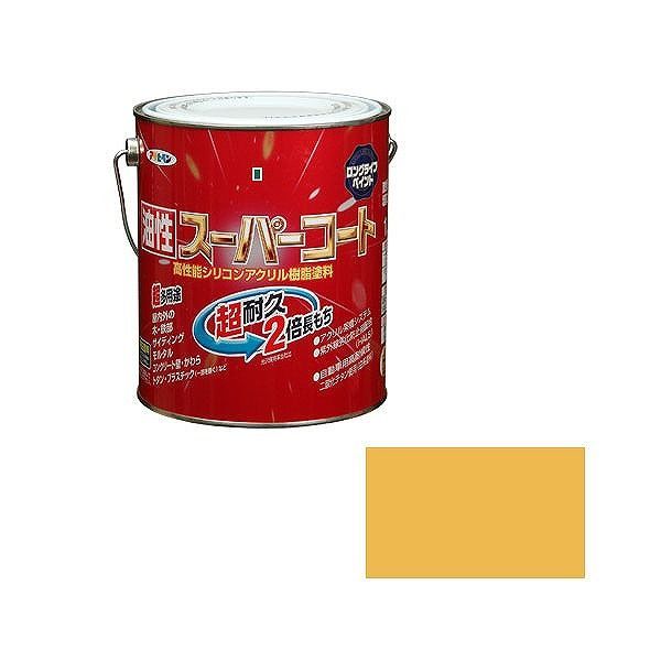 Rakuten - アサヒペン AP 油性スーパーコート 1.6L シトラスイエロー【送料無料】
