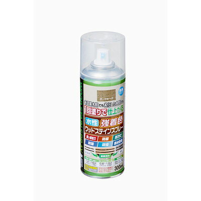 アサヒペン 水性強着色ウッドステインスプレー 300ML ダークオーク(代引不可)