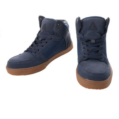 おたふく手袋 fubar FB-822 ワークシューズ ミドルカット紺 25.5(代引不可)【送料無料】