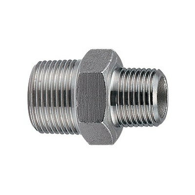 カクダイ 6474-25x20 ステンレス六角ニップル #6474-25X20(代引不可)【送料無料】