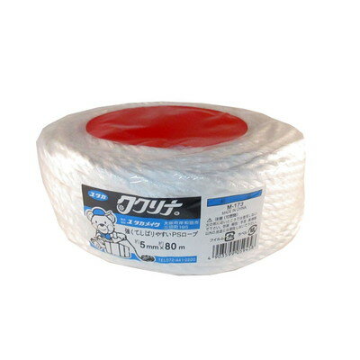 ユタカメイク ユタカ M-173 PSロープ 5mmX80m(代引不可)