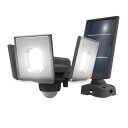 ムサシ 7.5W×3灯 LEDソ-ラ-センサ-ライト S-340L(代引不可)【送料無料】