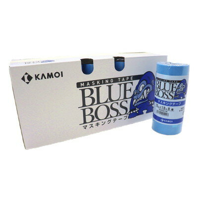カモ井加工紙 車両塗装用マスキングテープ BLUE BOSS 15mm×18m 80巻入 #255124(代引不可)【送料無料】