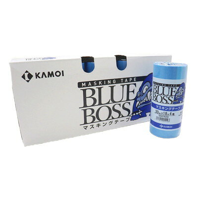 カモ井加工紙 車両塗装用マスキングテープ BLUE BOSS 30mm×18m 40巻入 #255209(代引不可)【送料無料】