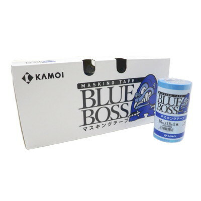 カモ井加工紙 車両塗装用マスキングテープ BLUE BOSS 50mm×18m 20巻入 #255247(代引不可)【送料無料】