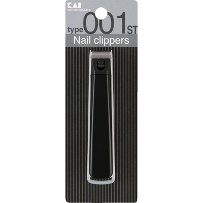 貝印 ツメキリtype001M ST(黒) #000KE0117(代引不可)