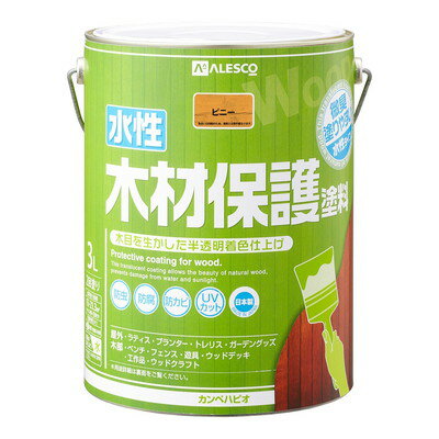 カンペハピオ 水性木材保護塗料 ピニー 3L #00647653501030(代引不可)【送料無料】