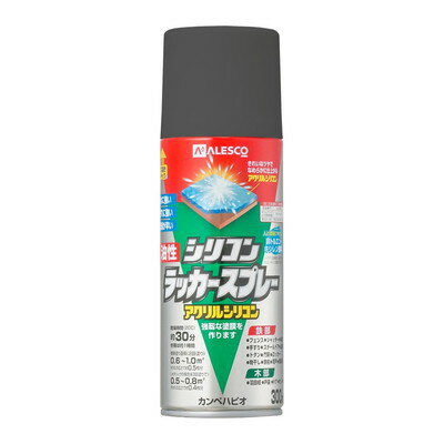 【商品説明】●高耐久アクリル・シリコン樹脂配合だから紫外線・排ガス・雪・酸性雨などに耐久性に優れた汚れに強い塗膜を作ります。●速乾性で光沢が優れたラッカータイプ※ラッカー溶剤が下地塗装面を侵す恐れがありますので、必ず試し塗りを行ってください。【用途】門扉・シャッター・トタン・フェンス・農機具・遊具・自転車などの鉄部、羽目板・雨戸・板塀・ガーデニング用品などの木部【塗れないもの】鉄以外の金属(ステンレス、アルミ、メッキ、真ちゅう、銅、ホーロー)、プラスチック、発泡スチロール、ガラス、自動車、バイク、高級家具、床面、常に水に浸かっている所、化粧板、吸い込みの大きいMDF板、ストーブの高温部●容量：300ml●色：グレー●商品サイズ（幅×奥行×高さ）：60Φ×188●商品重量(g)：369●乾燥時間：約30分(20℃)約1時間(冬期)●重ね塗り時間：1時間以上(20℃)2時間以上(冬期)●塗り面積（m2）：約0.6〜1.0●塗り重ね回数：2回※メーカーの都合によりパッケージ、内容等が変更される場合がございます。当店はメーカーコード（JANコード）で管理をしている為それに伴う返品、返金等の対応は受け付けておりませんのでご了承の上お買い求めください。【代引きについて】こちらの商品は、代引きでの出荷は受け付けておりません。【送料について】北海道、沖縄、離島は送料を頂きます。