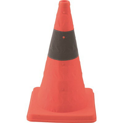 中国産業 Cs 0335-96-S 伸縮三角コーン 41cm オレンジS #0335-96-S(代引不可)