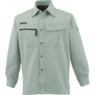 中国産業 Cs 3501-36-L 長袖シャツ Fグリーン L #3501-36-L(代引不可)【送料無料】