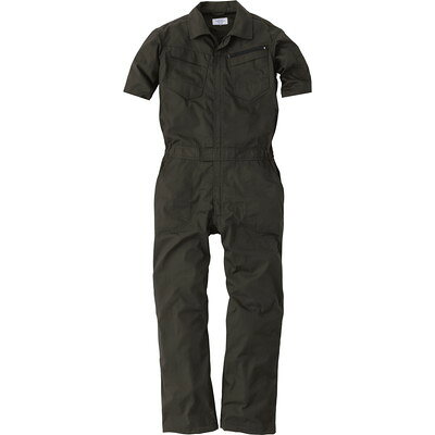中国産業 HOP 9311-19-M コスパレディース半袖ツナギクロ M #9311-19-M(代引不可)【送料無料】