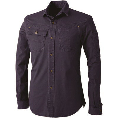 中国産業 DOG 8041-819-L 長袖シャツ 紺 黒 L #8041-819-L(代引不可)【送料無料】