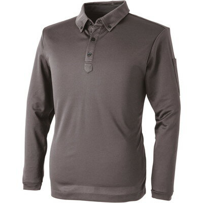 中国産業 Cs 1110-34-M パフォーマンス長袖ポロ C灰 M #1110-34-M(代引不可)