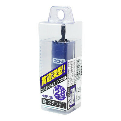 BIGMAN 貫通ホールソーバイメタル HBP-28(代引不可)【送料無料】
