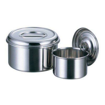 赤川器物製作所 18-8 浅型キッチンポット 10cm #11110(代引不可)