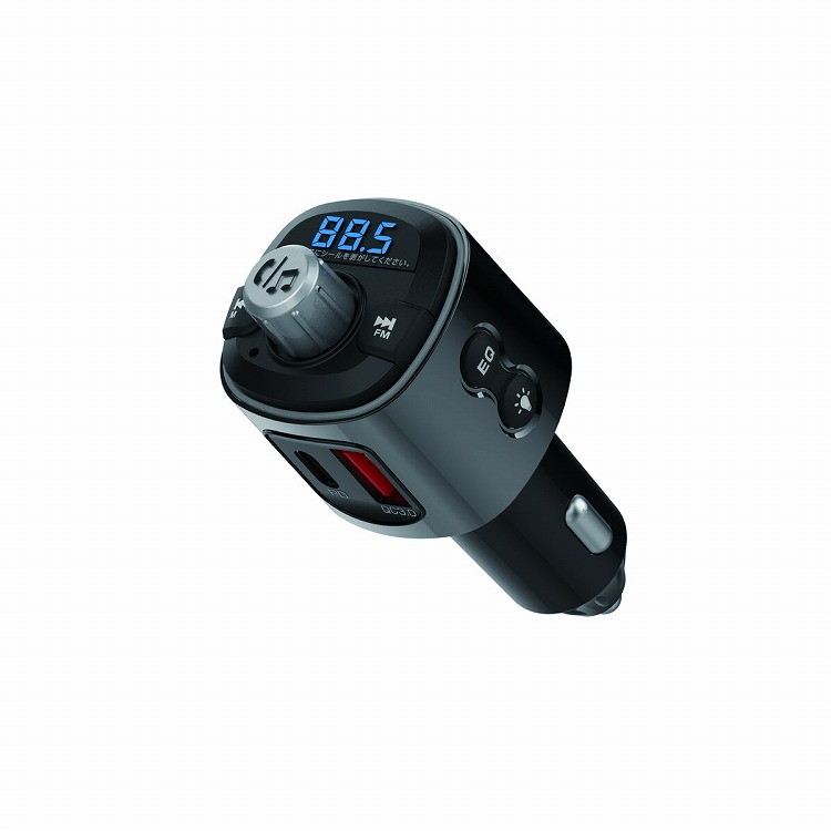 【商品説明】●iPhone/スマホの音楽&動画をワイヤレスで聴く!【商品詳細】●USB充電ポート×2やハンズフリー通話など搭載の多機能なBluetooth FMトランスミッター。●音響効果を7種類から選択できるイコライザー機能。●microSDカードの音楽ファイルを再生できるプレーヤー機能。●USBは2ポート合計32W PD20W対応。●USB-Aポート×1、USB-C×1。●イコライザー機能付き。●microSDカード再生可能。●12-24V対応。●本体サイズ(約):W36×H93×D36mm。●パッケージサイズ(約):W90×H180×D80mm。【代引きについて】こちらの商品は、代引きでの出荷は受け付けておりません。【送料について】北海道、沖縄、離島は送料を頂きます。
