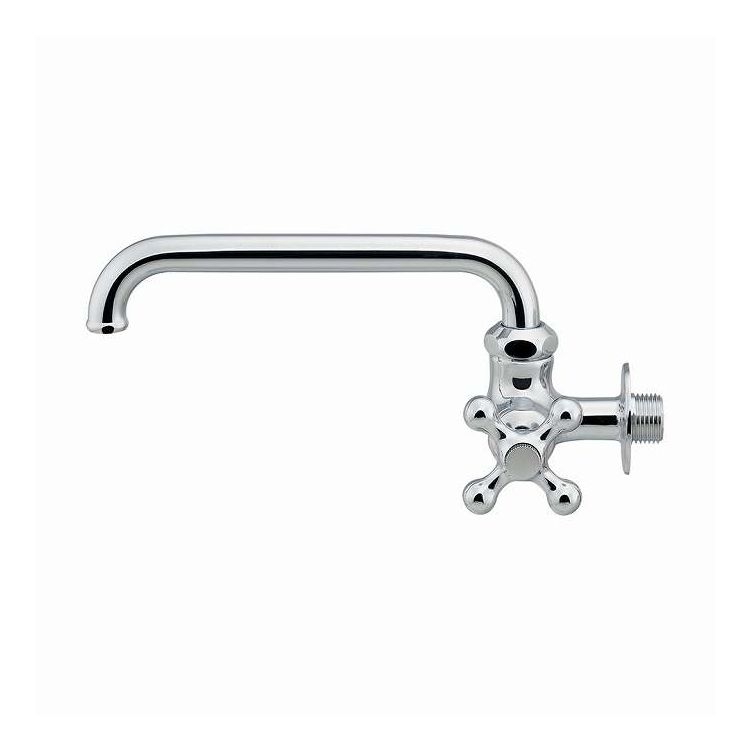 横形自在水栓170 カクダイ 707-111-CH(代引不可)【送料無料】