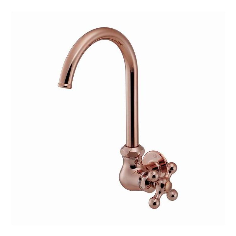 横形スワン水栓ブラウン カクダイ 708-111-BR(代引不可)【送料無料】