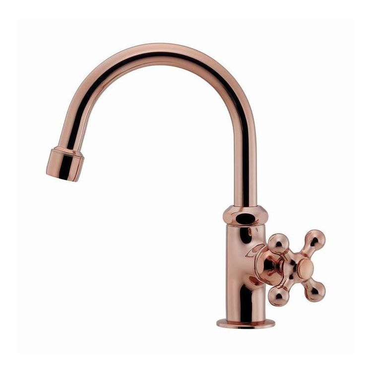 泡沫立形スワン水栓ブラウン カクダイ 719-131-BR(代引不可)【送料無料】