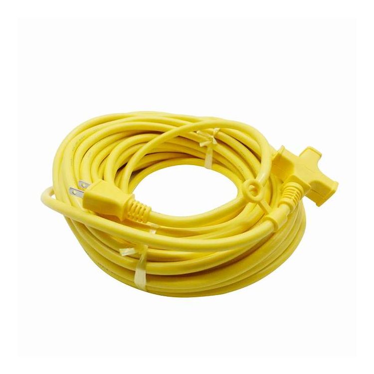 イトー 電工延長コード ソフト イエロー 15A 20m 3口 DE-21(代引不可)【送料無料】
