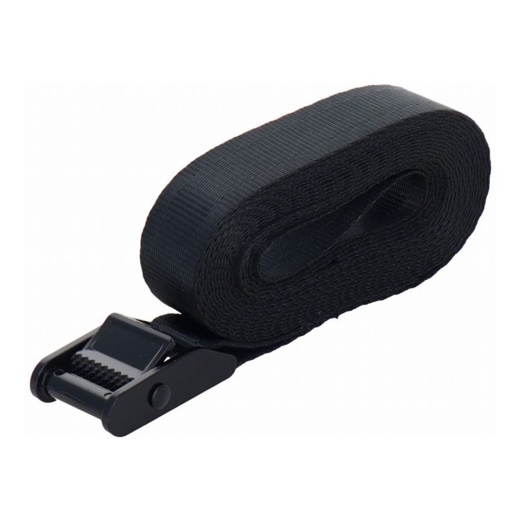 三共コーポレーション バックル式荷締カラーベルト 4m×25mm ブラック 823529(代引不可)