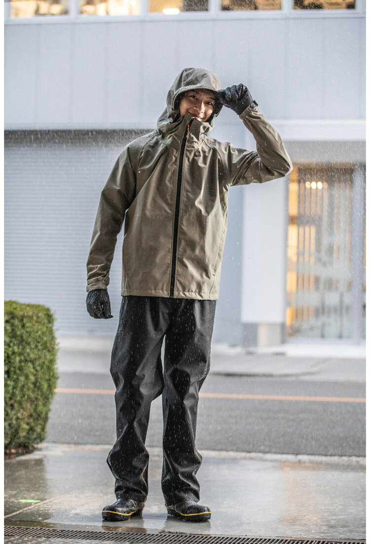 3レイヤーシェルパンツ ブラック LL Makku AS-995(代引不可)【送料無料】