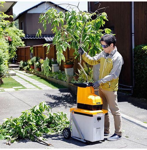 京セラ KYOCERA ガーデンシュレッダー GS-2020 粉砕機 ギヤ式 剪定後処理 ガーデニ...