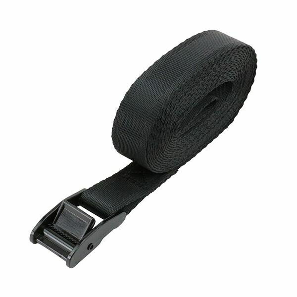 【単品3個セット】カムバックル式荷締ベルト BT-254(BK)(代引不可)【送料無料】