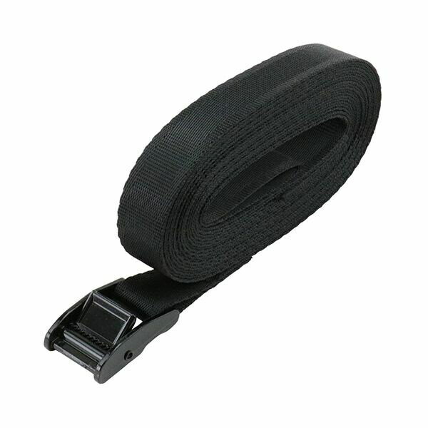 【単品5個セット】カムバックル式荷締ベルト BT-256(BK)(代引不可)【送料無料】