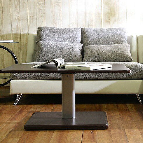 昇降テーブル W1200×D600×H430~570mm おしゃれ(代引不可)【送料無料】 [3]