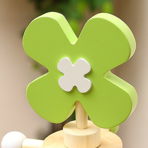 キッズポールハンガー W370×D370×H1196mm ラバーウッド おしゃれ クローバー(代引不可)【送料無料】 [2]