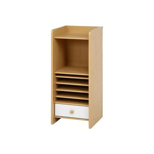 リビングラック ハイ ナチュラル×ホワイト W380×D345×H890mm おしゃれ(代引不可)【送料無料】 リビングラック ハイ ナチュラル×ホワイト W380×D345×H890mm おしゃれ(代引不可)【送料無料】