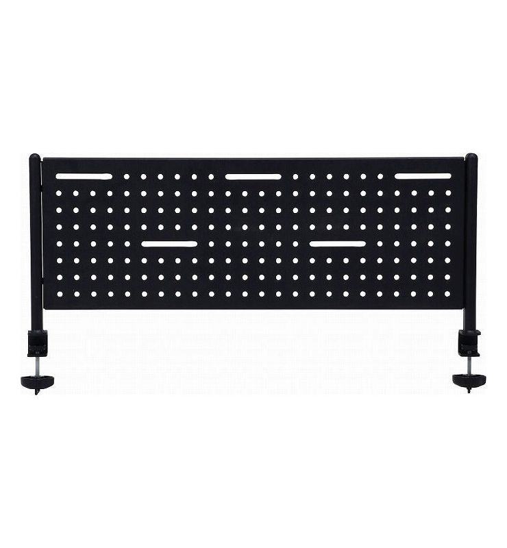 デスクパネル ブラック 幅81cm 奥行7cm 高さ36cm(代引不可)【送料無料】 [2]