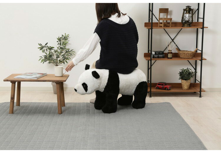 スツール 動物スツール 耐荷重80kg 座れる パンダ 椅子 腰掛け ぬいぐるみ プレゼント ギフト 子供 誕生日 アニマルスツール 子供部屋 インテリア(代引不可)【送料無料】 [2]