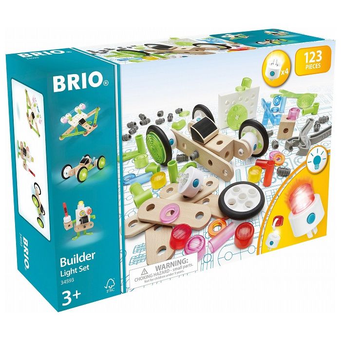 ブリオ ビルダー ライト付きセット 123ピース 34593 工具 工具セット 知育 知育玩具 DIY 組み立て 玩具 おもちゃ オモチャ ホビー 話題【送料無料】のサムネイル