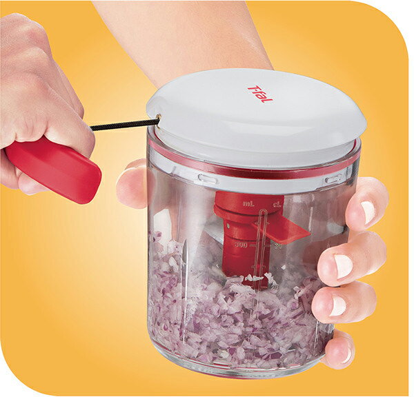 ティファール T-fal ハンディチョッパー&ドレッシング・ソースメーカー K18341 ハンドチョッパー 手動 引っ張る みじん切り チョッパー みじん切り器 フードカッター(代引不可)【送料無料】