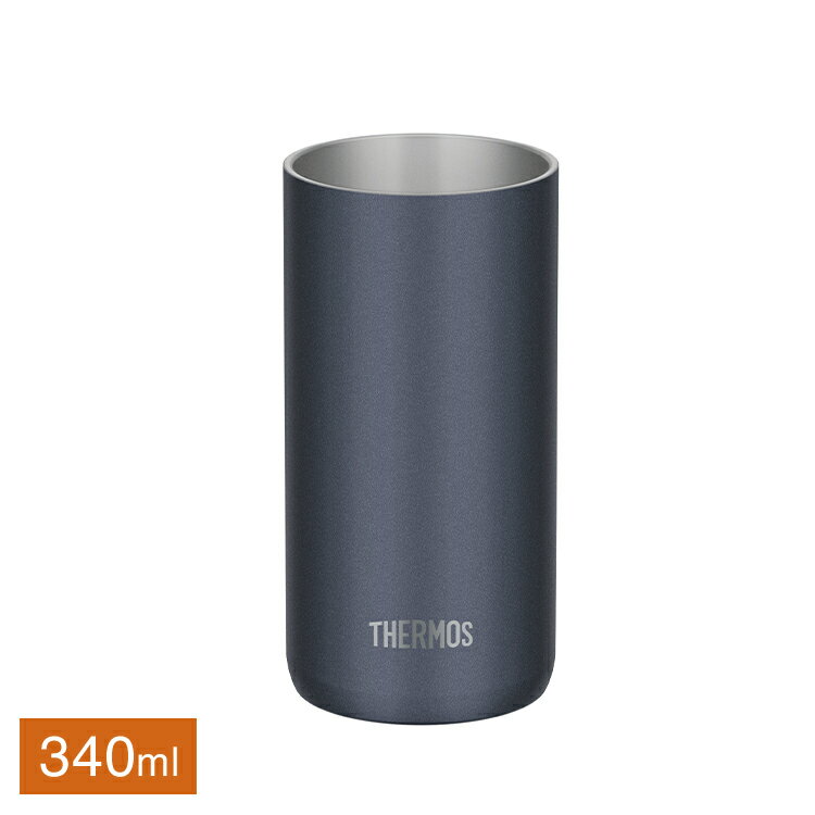 THERMOS サーモス 真空断熱タンブラー JDW-340C メタリックブラック 食洗機対応【送料無料】