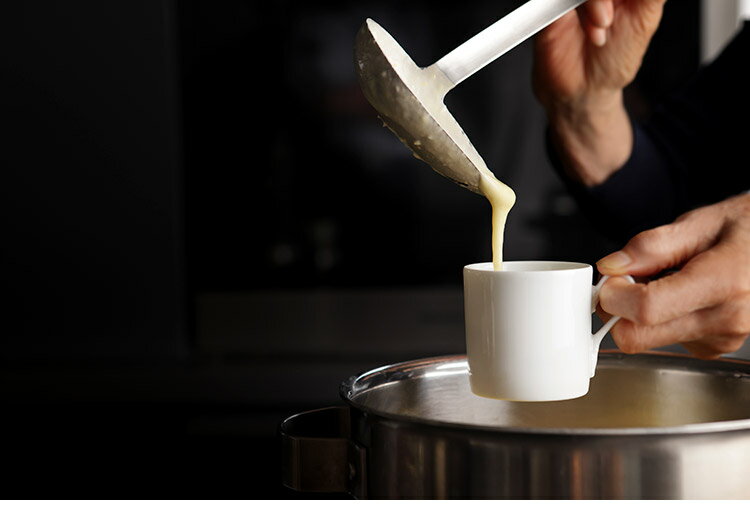 ラバーゼ 日本製 燕三条 ステンレス横おたま 食洗機対応 キッチンツール 有元葉子 監修 la base 和平フレイズ おしゃれ LB-112【送料無料】