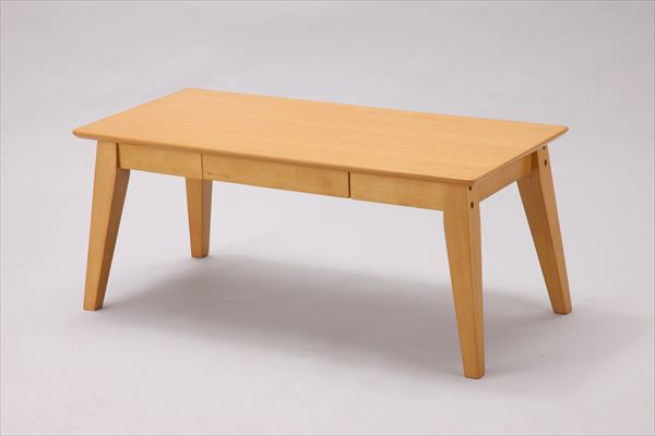 引出付きローテーブル リビングテーブル 幅95cm×高さ40cm シンプル 引き出し収納 ローテーブル (代引不可)【送料無料】