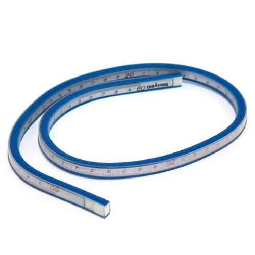 ドラパス・自在曲線‐メモリ付‐60cm・14-660 大工道具：測定具：その他測定・製図1